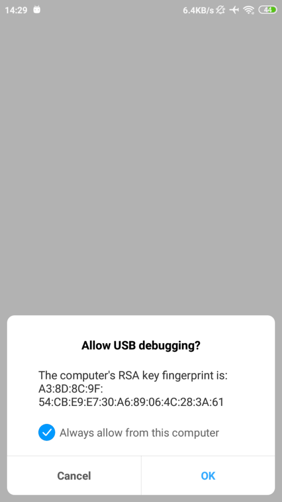 Vysor Allow Usb Debugging