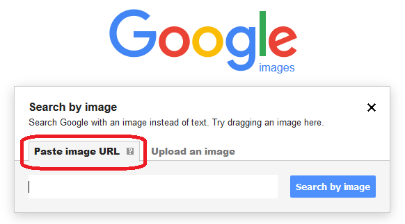 Google Reverse Image Search Paste Image Url