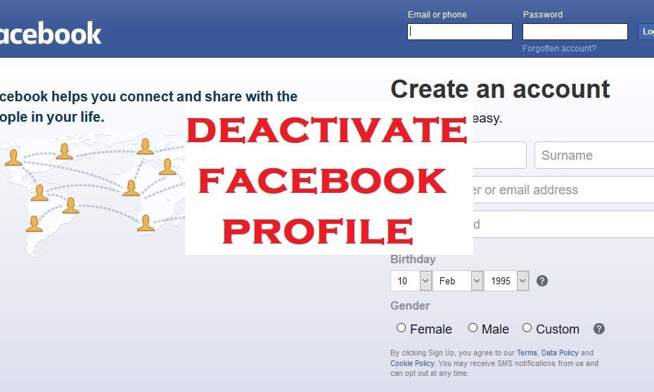 How To Deactivate A Facebook Account