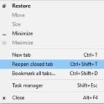 Reopen Closed Tab On Google Chrome