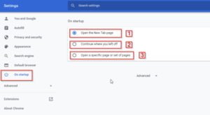 How to change Startup page on browsers?