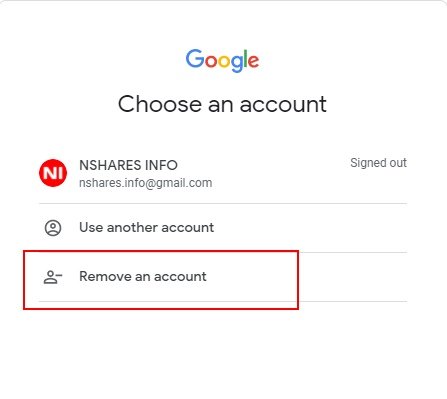 Remove Gmail Account From Chrome