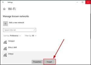 How to Delete a WiFi Network on Windows 10?