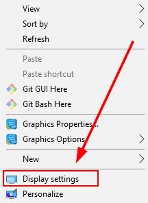 Display Setting On Context Menu