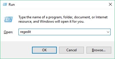 Open Registry Editor From Windows Run Option
