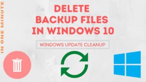 Read More About The Article How To Delete Windows (Update)Backup Files In Windows 10